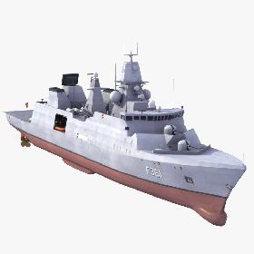 3D模型-Iver Huitfeldt Class Frigate